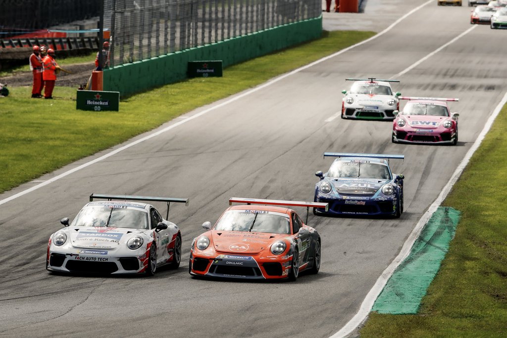 Da Mikkel O. Pedersen først slap udenom Jaxon Evans, satte han en ny banerekord på Monza
(Foto: Porsche)